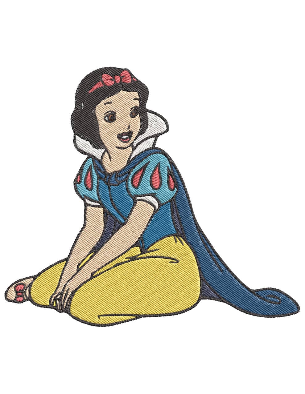 Snow White Princess Disney Seven Dwarfs Embroidery Design 07 Digital Embroidery Designs 